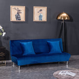 Sofa Bed Cover – Velvet Plush – Cobalt