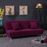 Sofa Bed Cover – Velvet Plush – Burgundy