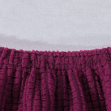 Sofa Bed Cover – Velvet Plush – Burgundy