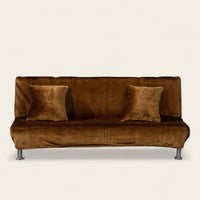 Sofa Bed Cover – Velvet Plush – Espresso