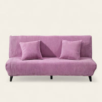 Sofa Bed Cover – Velvet Plush – Lilac