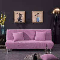 Sofa Bed Cover – Velvet Plush – Lilac