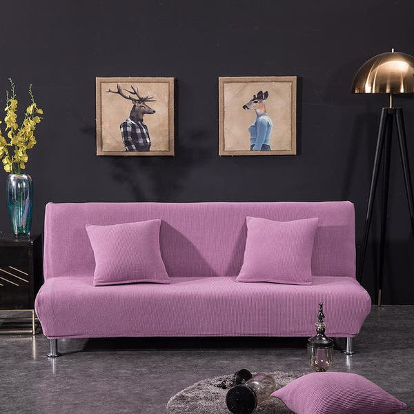 Sofa Bed Cover – Velvet Plush – Lilac