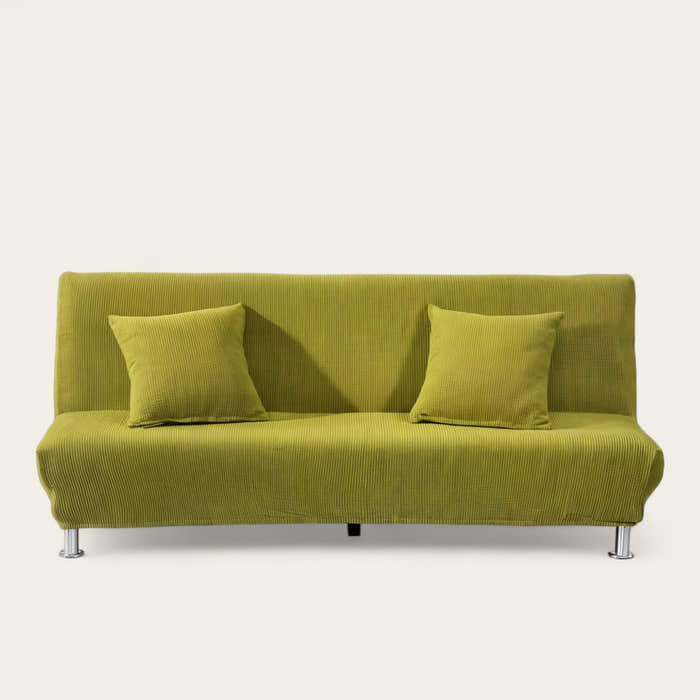 Sofa Bed Cover – Velvet Plush – Lime Mist