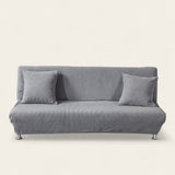 Sofa Bed Cover – Velvet Plush – Pearl Grey