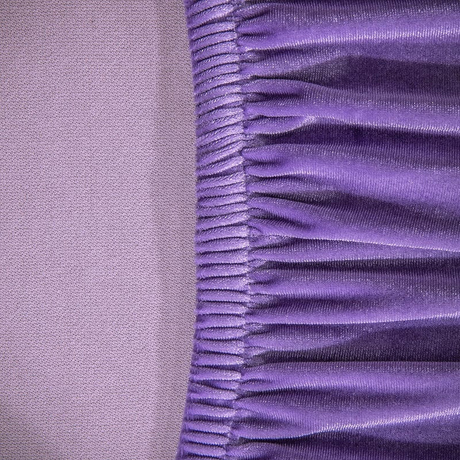 Sofa Bed Cover – Velvet Plush – Plum