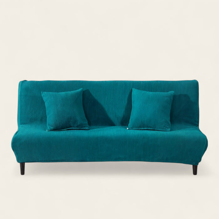 Sofa Bed Cover – Velvet Plush – Teal