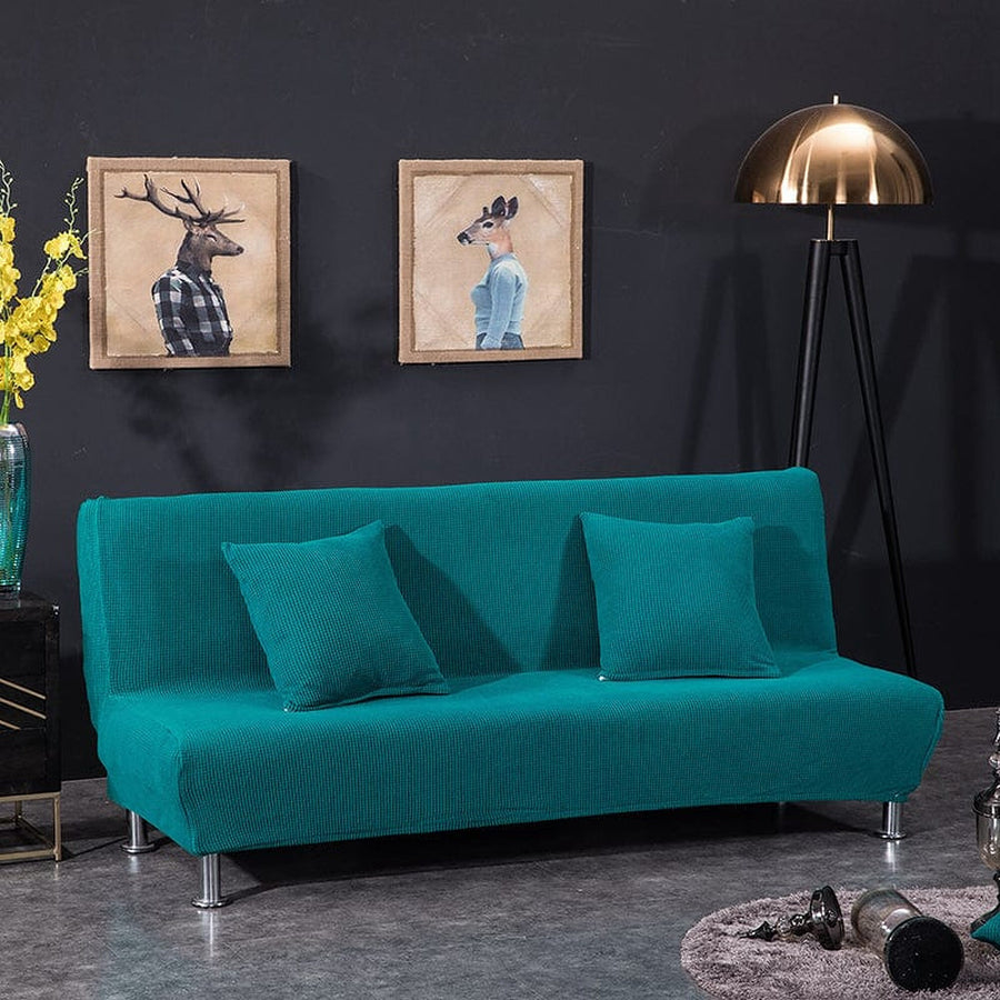Sofa Bed Cover – Velvet Plush – Teal