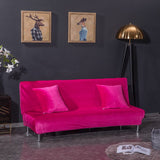 Sofa Bed Cover – Velvet Plush – Fuchsia