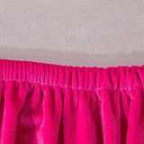 Sofa Bed Cover – Velvet Plush – Fuchsia