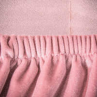 Sofa Bed Cover – Velvet Plush – Soft Blush