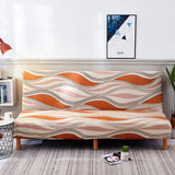 Sofa Bed Cover – Wave Stripe – Coral