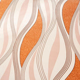 Sofa Bed Cover – Wave Stripe – Coral