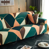 Sofa Cover – Abstract Geometric – Forest