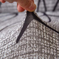 Sofa Cover – Abstract Lines – Pearl Grey