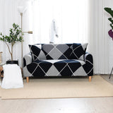 Sofa Cover – Argyle Diamond – Charcoal