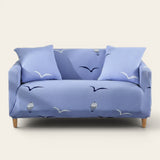 Sofa Cover – Bird Print – Lavender Mist