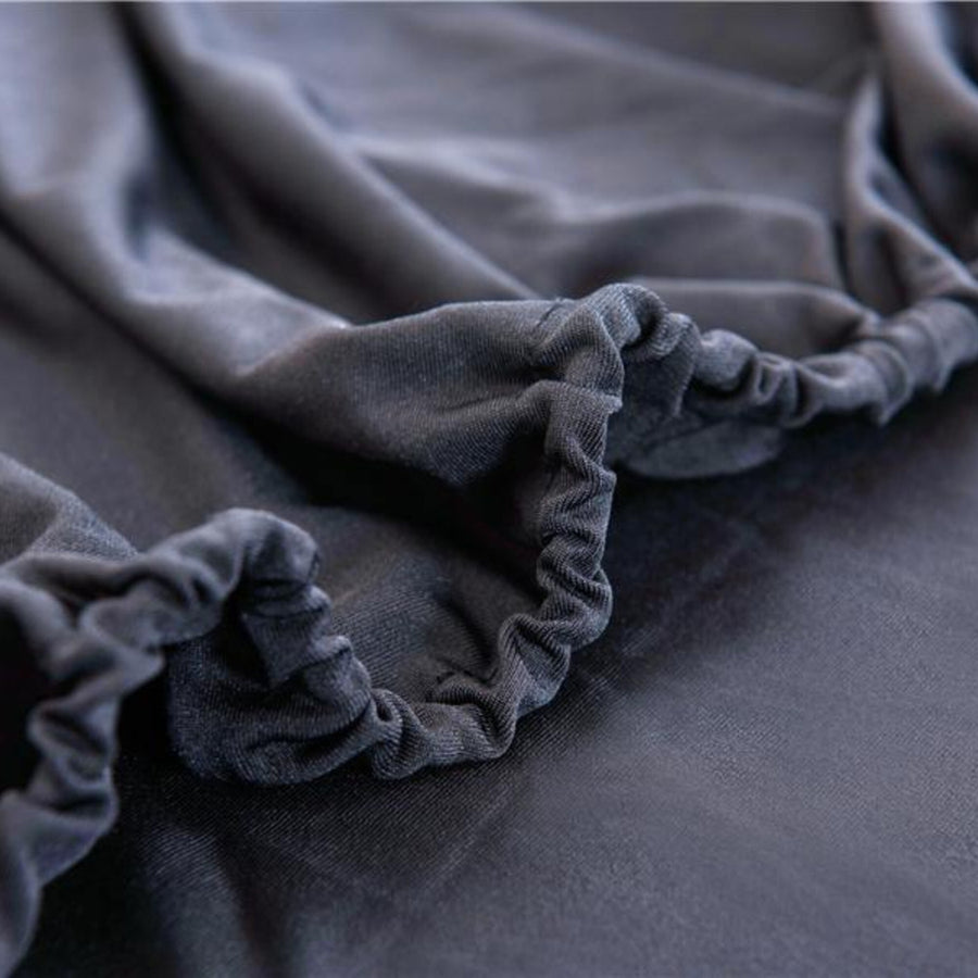 Sofa Cover – Plain Stretch – Ink Black