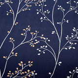 Sofa Cover – Botanical Branch – Midnight Navy