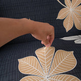 Sofa Cover – Botanical Floral – Midnight Navy