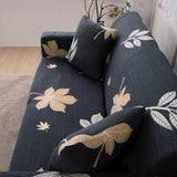 Sofa Cover – Botanical Floral – Midnight Navy