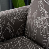 Sofa Cover – Botanical Sketch – Espresso