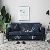 Sofa Cover – Botanical Spray – Midnight Navy