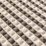 Black & Sand Bubble sofa cover, surface detail at close range