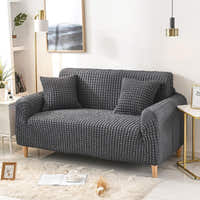 Sofa Cover – Bubble Knit – Charcoal
