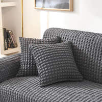 Sofa Cover – Bubble Knit – Charcoal