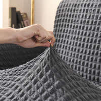 Sofa Cover – Bubble Knit – Charcoal