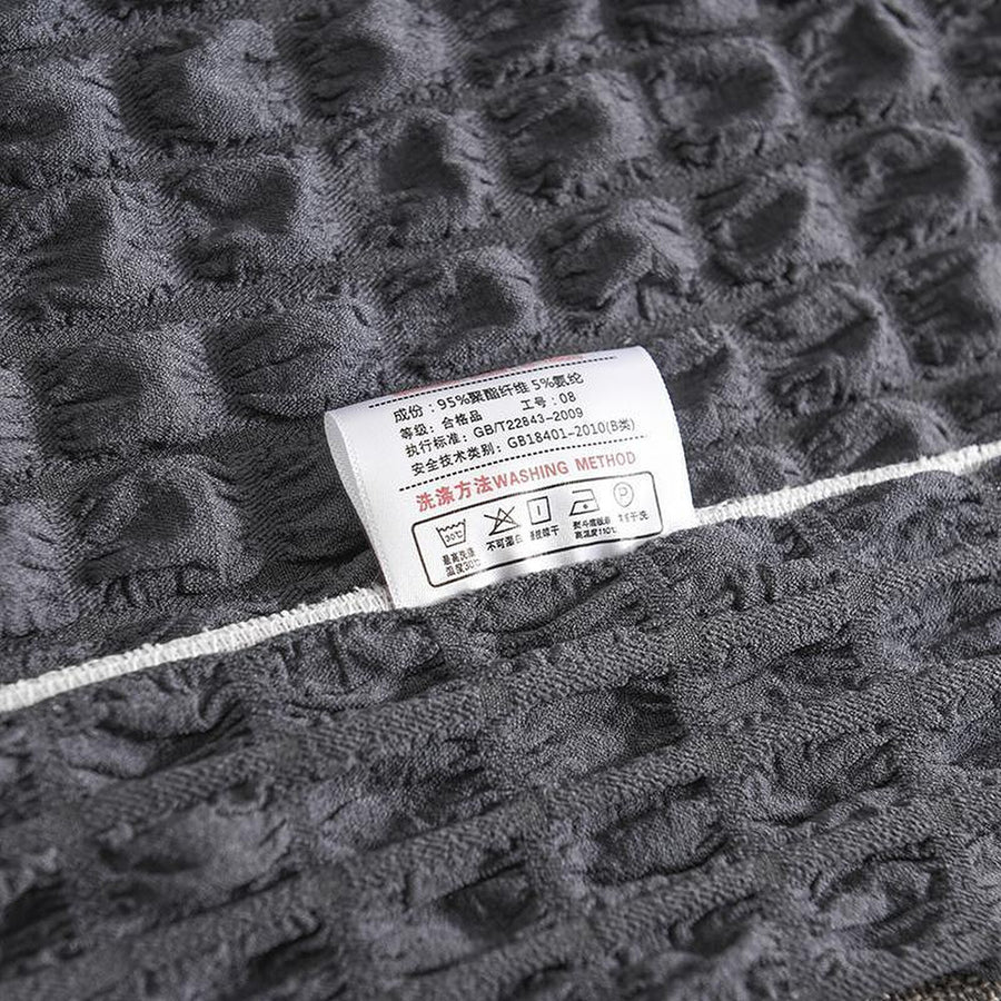 Sofa Cover – Bubble Knit – Charcoal