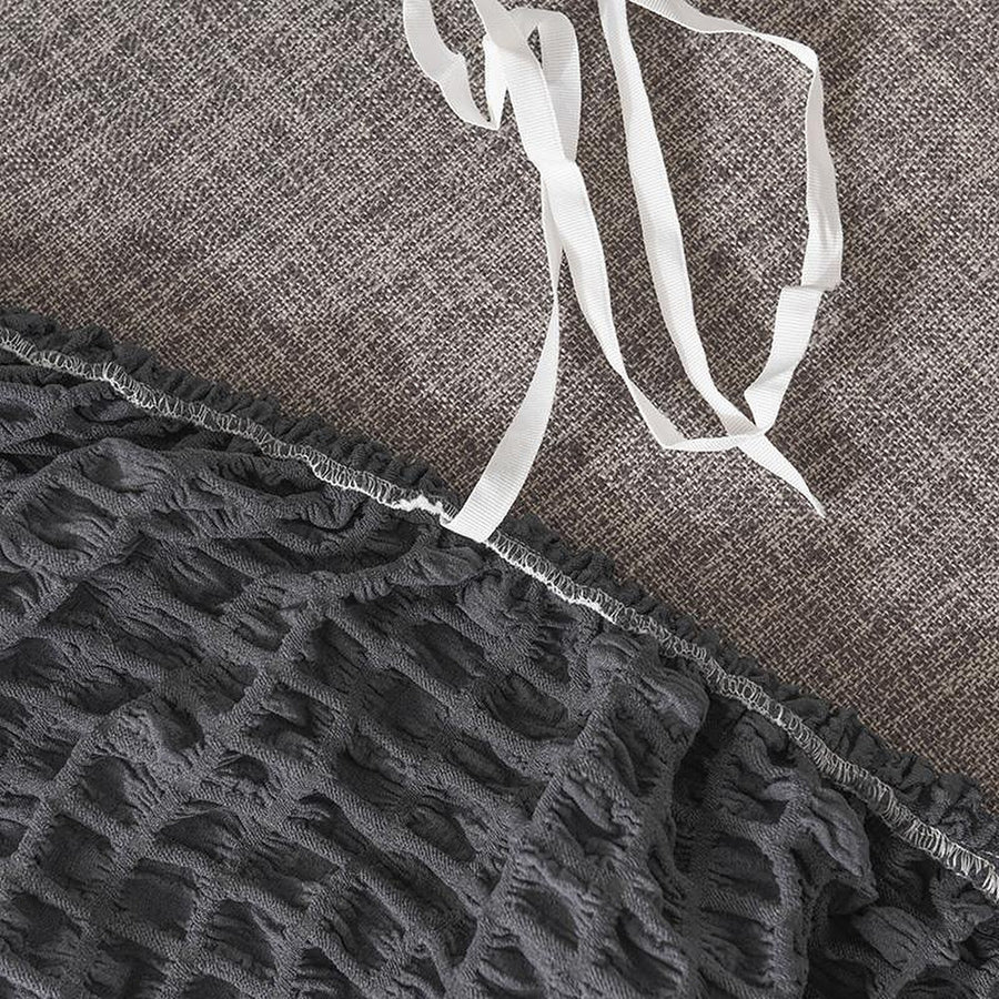 Sofa Cover – Bubble Knit – Charcoal