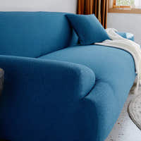Sofa Cover – Smooth – Stormy Blue