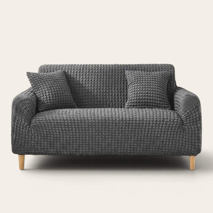 Sofa Cover – Bubble Knit – Charcoal