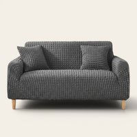 Sofa Cover – Bubble Knit – Charcoal
