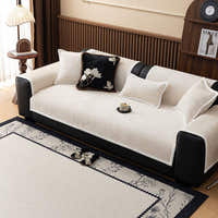 Non-Slip Sofa Cover – Chenille – Bouclé Sand