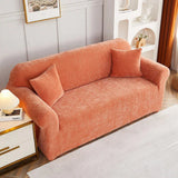 Sofa Cover – Chenille Bright – Terracotta