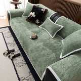 Non-Slip Sofa Cover – Chenille – Sage Mist