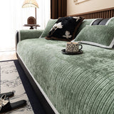 Non-Slip Sofa Cover – Chenille – Sage Mist