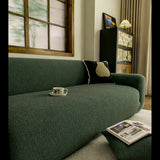 Forest Chenille sofa cover seen from the side on a corner sofa, view 4