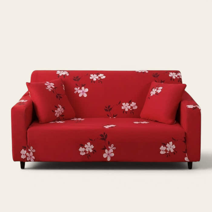Sofa Cover – Cherry Blossom – Bordeaux
