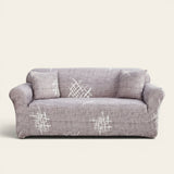 Sofa Cover – Cross Hatch – Pearl Grey