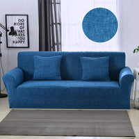 Sofa Cover – Cross Pattern – Stormy Blue