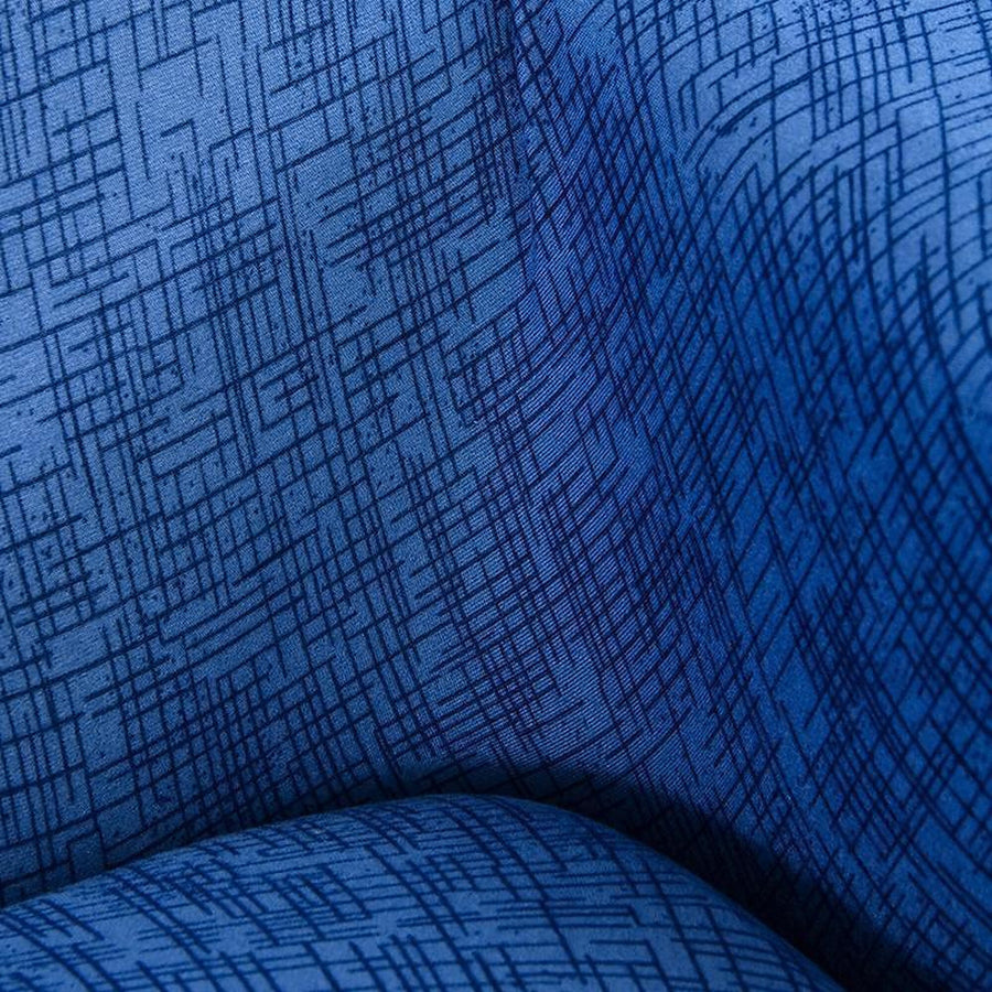 Sofa Cover – Cross Pattern – Stormy Blue