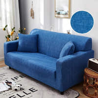 Sofa Cover – Cross Pattern – Stormy Blue