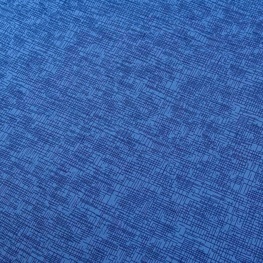 Sofa Cover – Cross Pattern – Stormy Blue