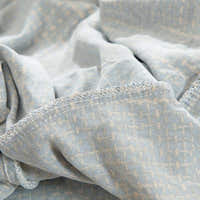 Sofa Cover – Cross Pattern Distressed – Stormy Blue