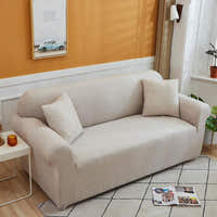 Sofa Cover – Cross Pattern – Ivory Cream