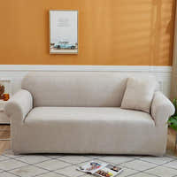 Sofa Cover – Cross Pattern – Ivory Cream